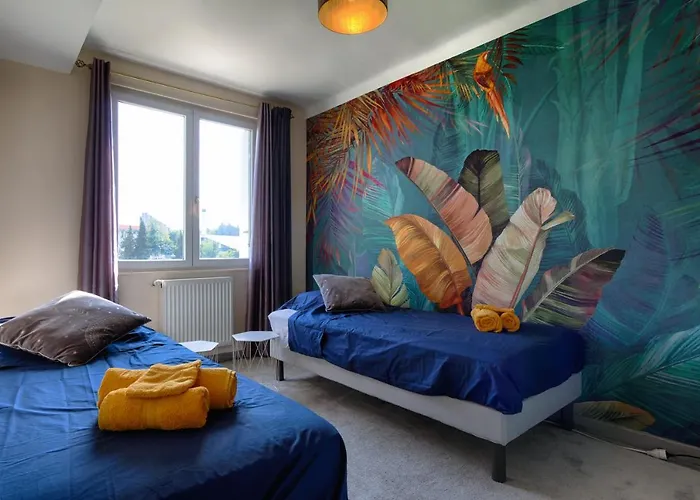 006 - Le Corum 2 Chambres, Parking, Wifi, Clim, Centre Apartment *