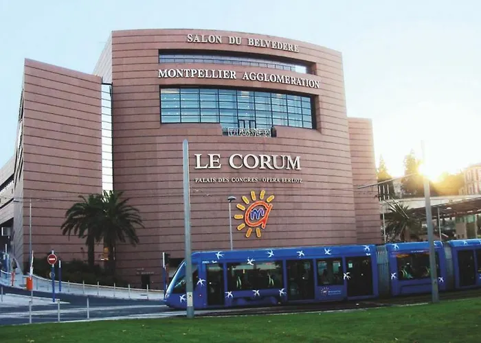 006 - Le Corum 2 Chambres, Parking, Wifi, Clim, Centre Apartment *