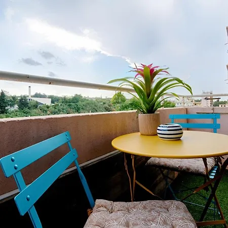 006 - Le Corum 2 Chambres, Parking, Wifi, Clim, Centre Apartment *