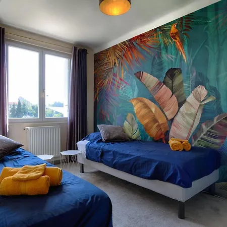 006 - Le Corum 2 Chambres, Parking, Wifi, Clim, Centre Apartment *