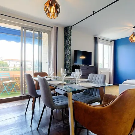 006 - Le Corum 2 Chambres, Parking, Wifi, Clim, Centre Apartment *