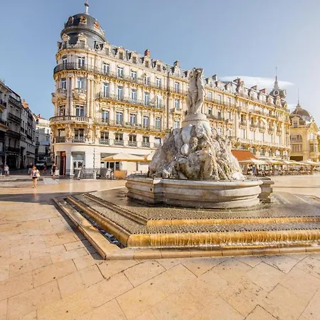 006 - Le Corum 2 Chambres, Parking, Wifi, Clim, Centre Montpellier